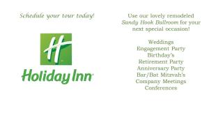 Holiday Inn Hazlet, an IHG Hotel في Hazlet: شعار نزل عطلة مع كلمة نزل عطلة