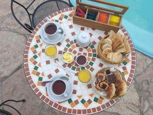 Možnosti snídaně pro hosty v ubytování Munay Hotel Cafayate