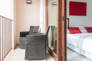 Postel nebo postele na pokoji v ubytování Can Vent Boutique Hotel
