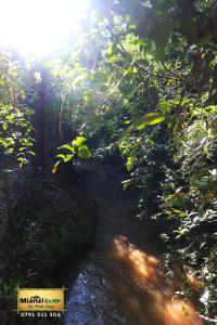 Paesaggio naturale nelle vicinanze del campeggio