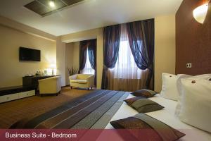 Katil atau katil-katil dalam bilik di INTER BUSINESS Bucharest