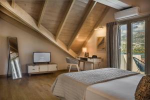 Posteľ alebo postele v izbe v ubytovaní Grand View Maisonette