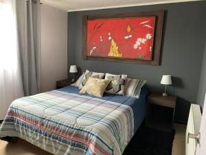 Voodi või voodid majutusasutuse Hostal Boutique 180 Grados toas
