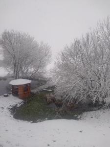 Gîte du cheval blanc durante l'inverno