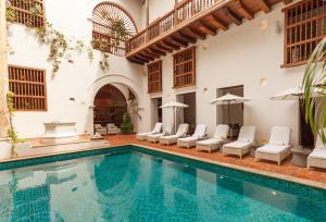 Bazén v ubytování Hotel Casa San Agustin nebo v jeho okolí