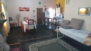 Χώρος καθιστικού στο Finca La Casa Amarilla