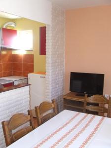 TV a/nebo společenská místnost v ubytování Apartment Singa