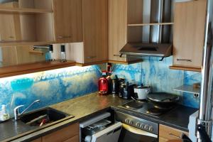 Kuchnia lub aneks kuchenny w obiekcie Quiet apartment close to town