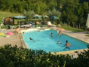 Piscina de la sau aproape de Agriturismo Il Sentiero