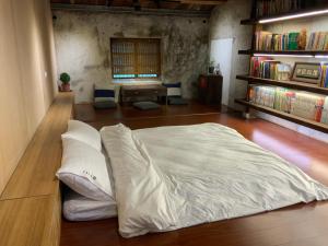 Knihovna v bed and breakfast
