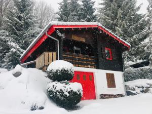 Chalet Le Cactus avec sauna privatif v zimě