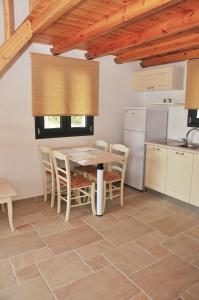 Kuchyň nebo kuchyňský kout v ubytování Kleopatra Villas - Seaside Suites