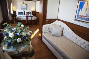 Uma área de estar em Hotel Bucintoro