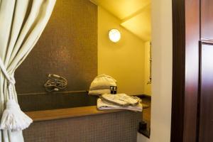 Uma cama ou camas num quarto em Hotel Bucintoro