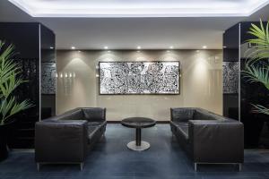 Khu vực ghế ngồi tại Hotel Trópico