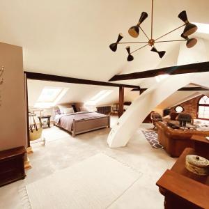 Ένα ή περισσότερα κρεβάτια σε δωμάτιο στο Gutshaus Klein kussewitz +112 φωτογραφίες