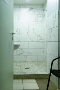 Bathroom sa Hostelis Laurita
