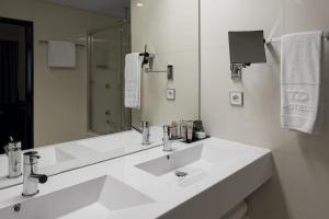 Phòng tắm tại Hotel Trópico