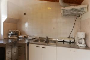Kuchyň nebo kuchyňský kout v ubytování Lapad View Apartments