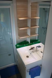 Mobile Homes by KelAir at Camping Sylvamar的一间浴室
