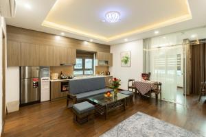 Η κουζίνα ή μικρή κουζίνα στο Bao Hung Hotel & Apartment - Tran Thai Tong