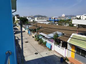 a view of a city street with buildings at Bankaina in Hua Hin