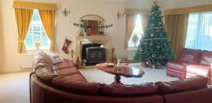 A seating area at Plumpton House 