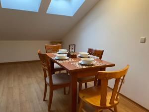 Posezení v ubytování Two bedroom flat in Magernitsa