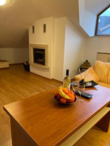 Posezení v ubytování Two bedroom flat in Magernitsa