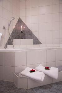 Appartements Fliana St. Anton tesisinde bir banyo