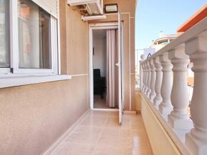 Balkón nebo terasa v ubytování Aparthotel Costa Blanca