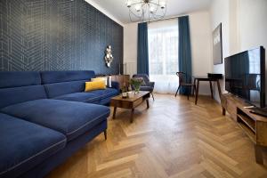 Televízia a/alebo spoločenská miestnosť v ubytovaní P&O Apartments Warecka Street