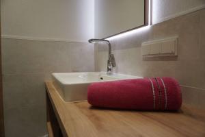 Ein Badezimmer in der Unterkunft Appartements Blumenwiese