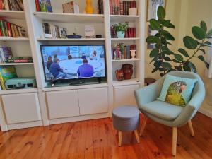 TV a/nebo společenská místnost v ubytování Apartamento Plaza de la Paz