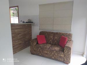 Espaço Mangue House的休息区