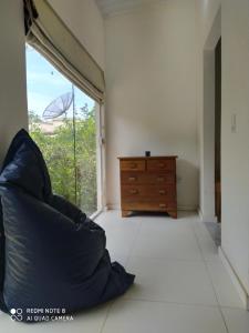 Espaço Mangue House的休息区