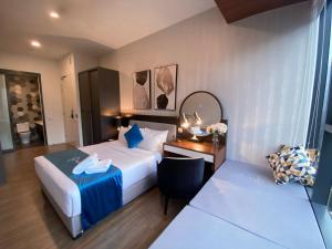 Ceylonz Lifestyle Suites @ Bukit Bintang房間的床