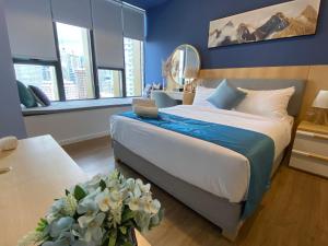 Ceylonz Lifestyle Suites @ Bukit Bintang房間的床