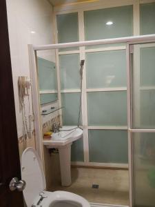 Vannituba majutusasutuses New Flower Homestay