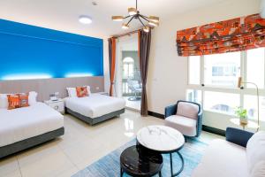 Een bed of bedden in een kamer bij 林居民宿