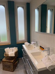 Ванна кімната в Hotel Les Embruns