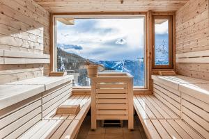 Widok na góry z tego hotelu