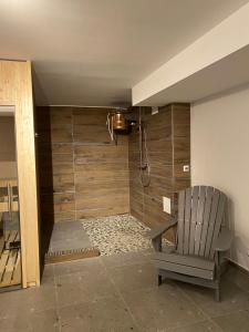 Posezení v ubytování Safranberg Hotel & Sauna