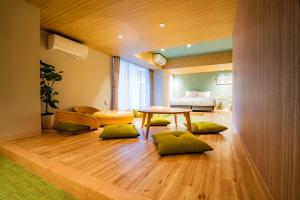 Zona d'estar a Randor Hotel Namba Osaka Suites