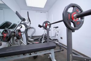 Fitness centrum a/nebo fitness zařízení v ubytování SV Chrome