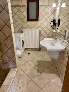 Vonios kambarys apgyvendinimo įstaigoje Comfortable Apartment in Village Saint Minas