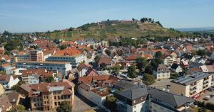 Nespecifikovaný výhled na destinaci Asperg nebo výhled na město při pohledu z hotelu