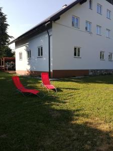 Ein Garten an der Unterkunft Guesthouse Arnika