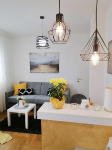 Predel za sedenje v nastanitvi Apartman Mia