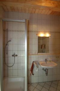 Haflingerhof Galster tesisinde bir banyo